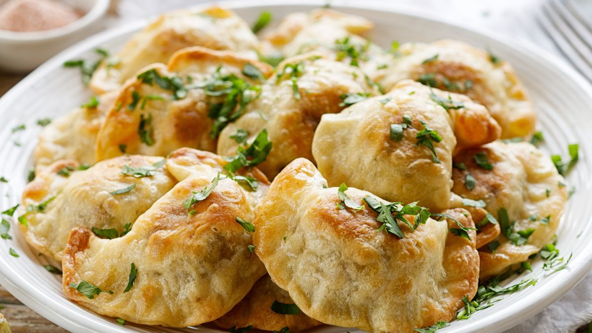 Pierogi z nadzieniem z boczniaków