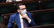Koronawirus w Polsce. Premier Mateusz Morawiecki w maseczce ochronnej. Przypomina o nowym obowiązku
