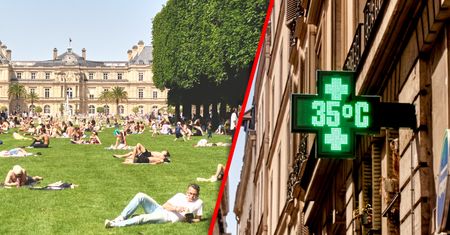 Żar leje się z nieba. Tak wygląda sytuacja w Paryżu