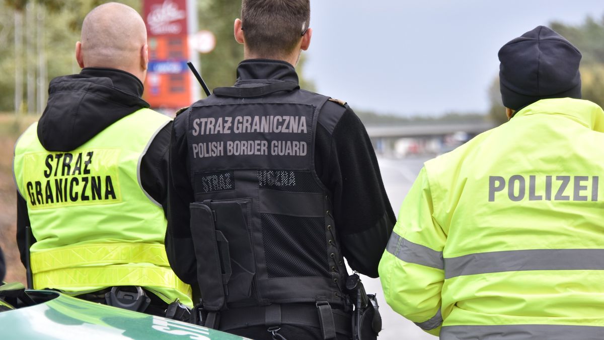 Straż graniczna i niemiecka policja