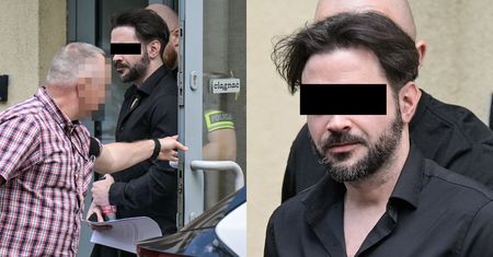 Zakuty w kajdanki Stuart K.-B. został wyprowadzony z prokuratury po usłyszeniu zarzutów (ZDJĘCIA)