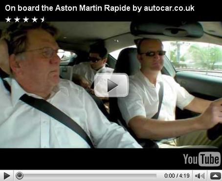 Aston Martin Rapide w krainie szejków - pierwszy test