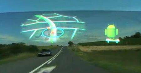 Pioneer + Android + Laser = nawigacja na szybie samochodu [wideo]