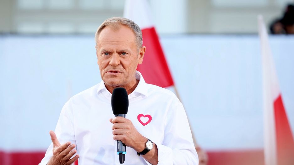 Wiec Tuska i Trzaskowskiego w Otwocku
Fot. Wojciech Olkusnik/East News, Otwock, 25.09.2023. Wiec z udzialem przewodniczacego PO Donalda Tuska i wiceprzewodniczacego PO Rafala Trzaskowskiego w Parku Miejskim w Otwocku.
Wojciech Olkusnik