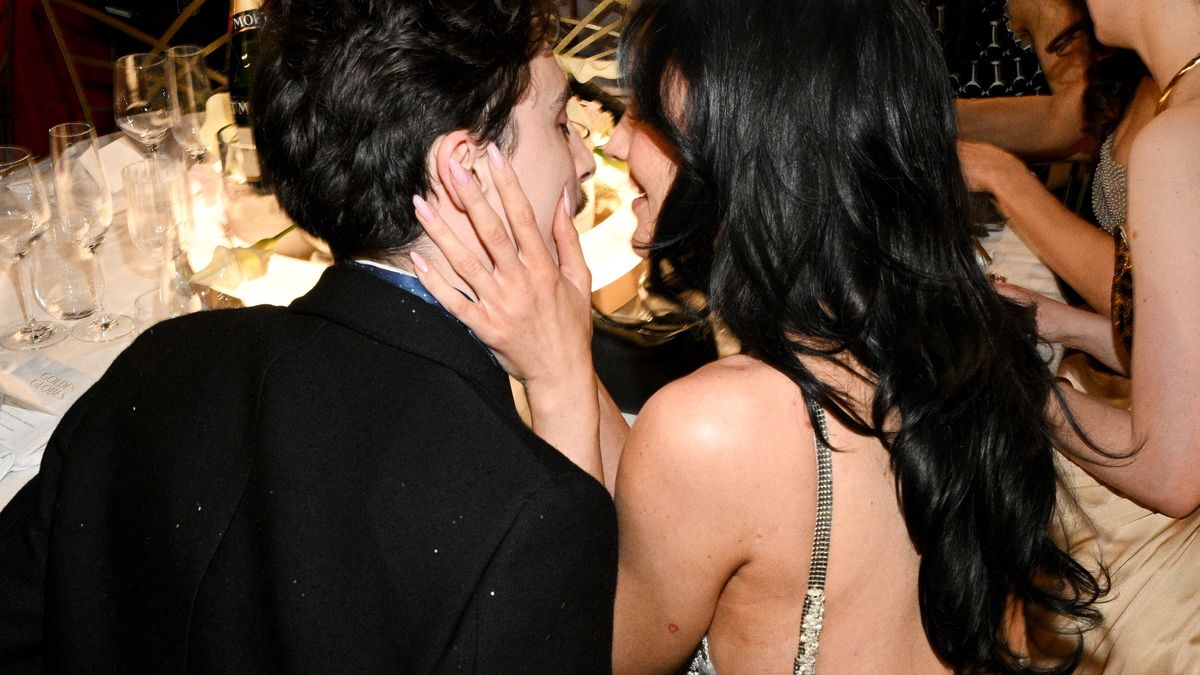 Kylie Jenner i Timothée Chalamet na Złotych Globach 