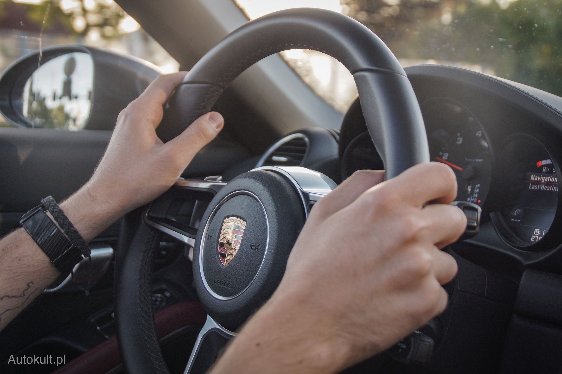 Za kierownicą Porsche 718 Boxstera