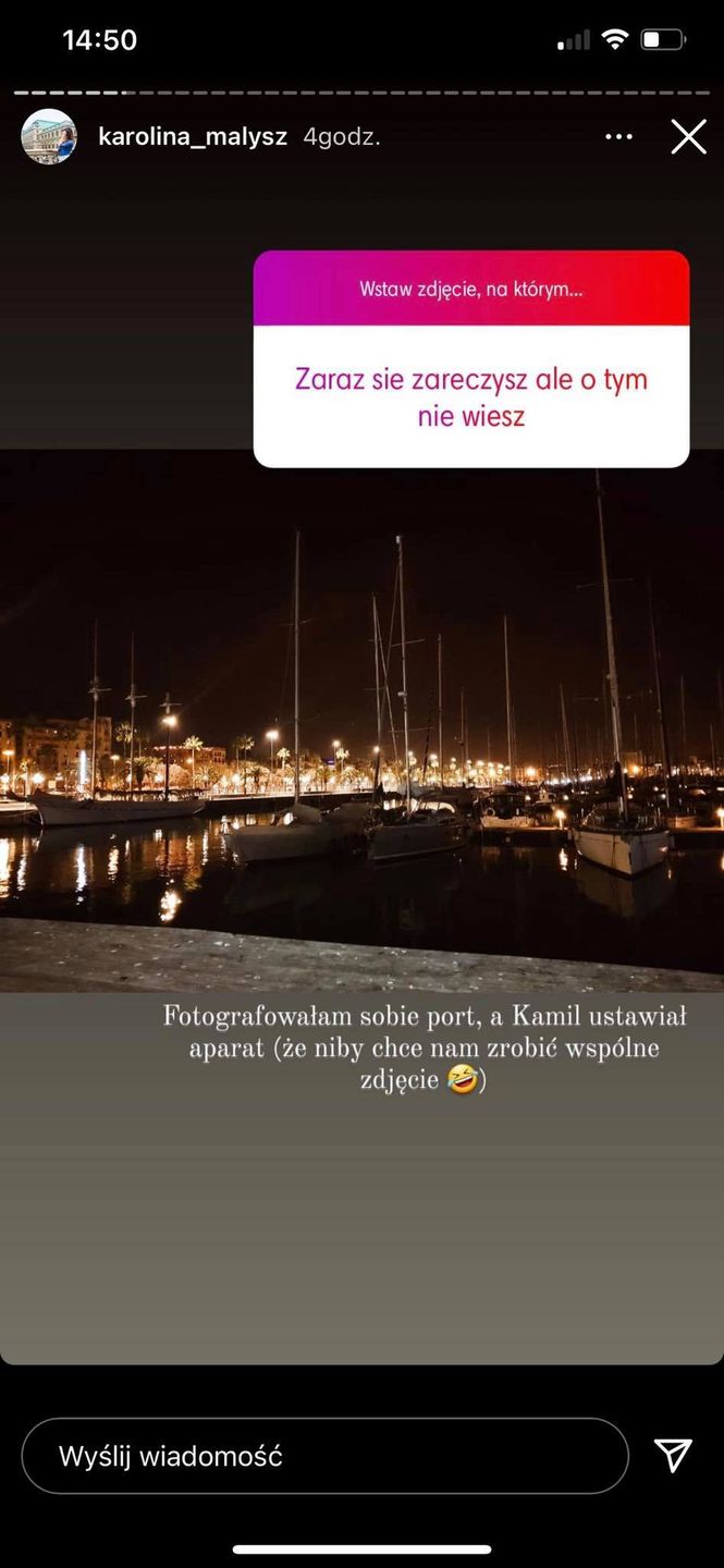 Karolina Małysz przyłączyła się do zabawy na Instagramie i pokazała internautom sporo starszych zdjęć z narzeczonym i rodziną
