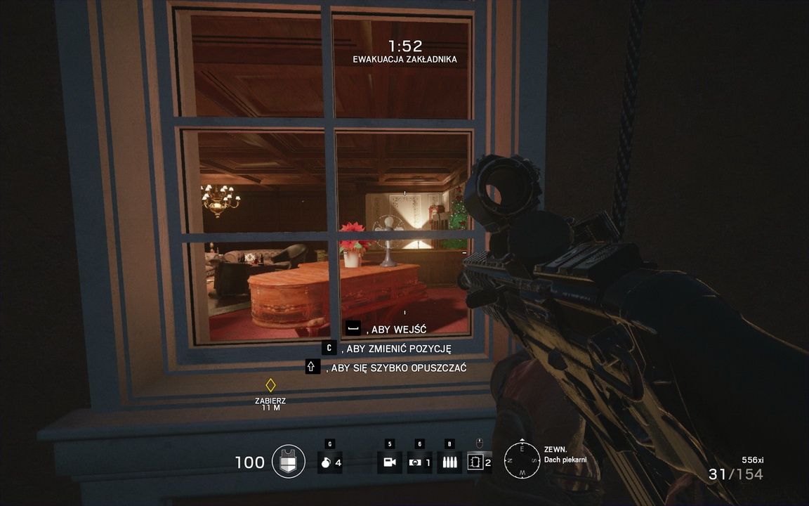 Rainbow Six Siege - ewakuacja zakładnika