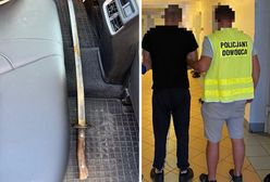 Zaatakował policjanta mieczem samurajskim. Został zatrzymany