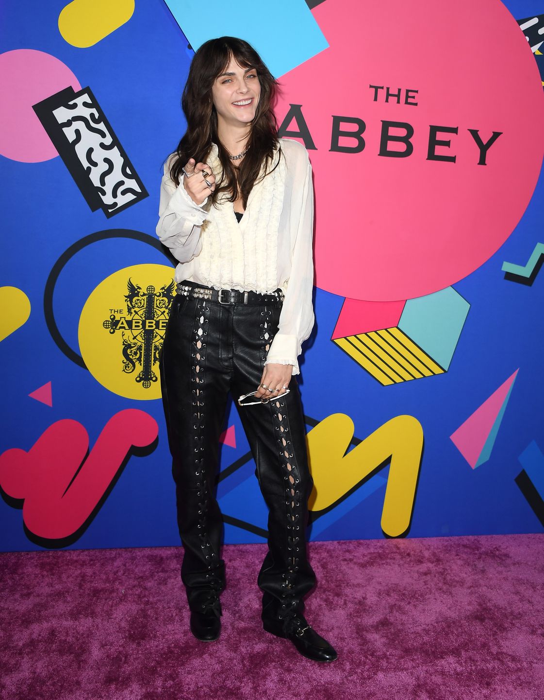 WEST HOLLYWOOD, CALIFORNIA - MAY 20: Cara Delevingne arrives at the The Abbey's 35th Anniversary at The Abbey Food & Bar on May 20, 2026 in West Hollywood, California. (Photo by Steve Granitz/FilmMagic)