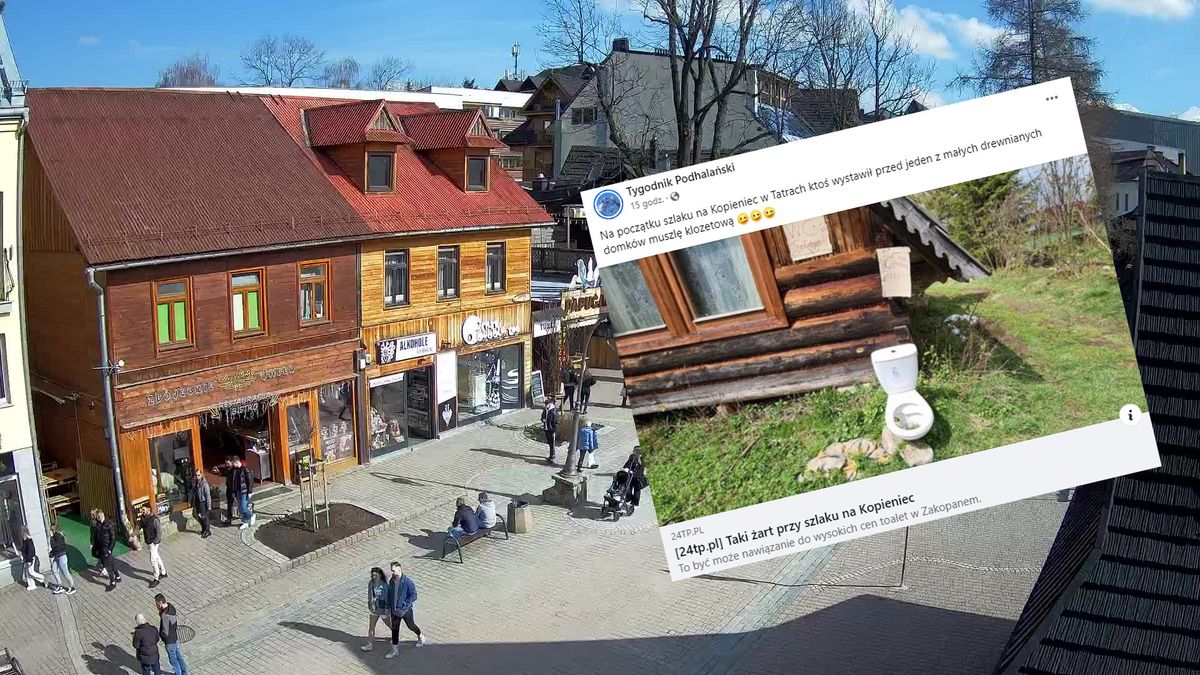 Toaleta przy szlaku na Kopieniec zaskakuje wielu turystów.