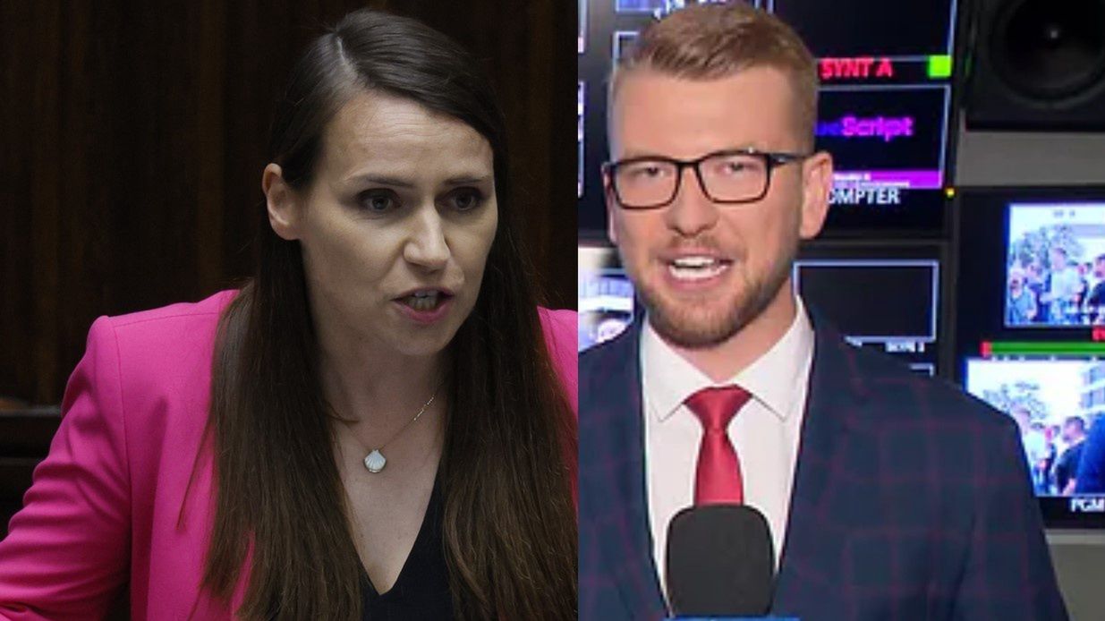 Agnieszka Pomaska miała starcie z Adrianem Boreckim z TVP
