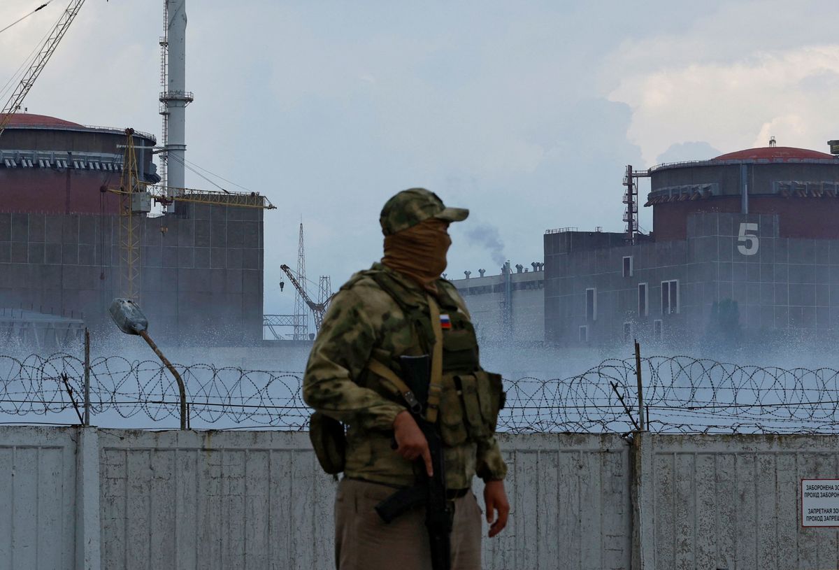 Rosyjskie wojska od początku marca okupują Enerhodar i Zaporoską Elektrownię Atomową