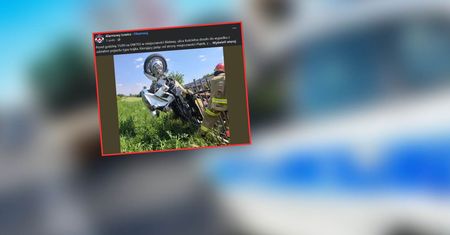 Motocykl wjechał w płot. Senior nie żyje. Tragedia pod Łowiczem
