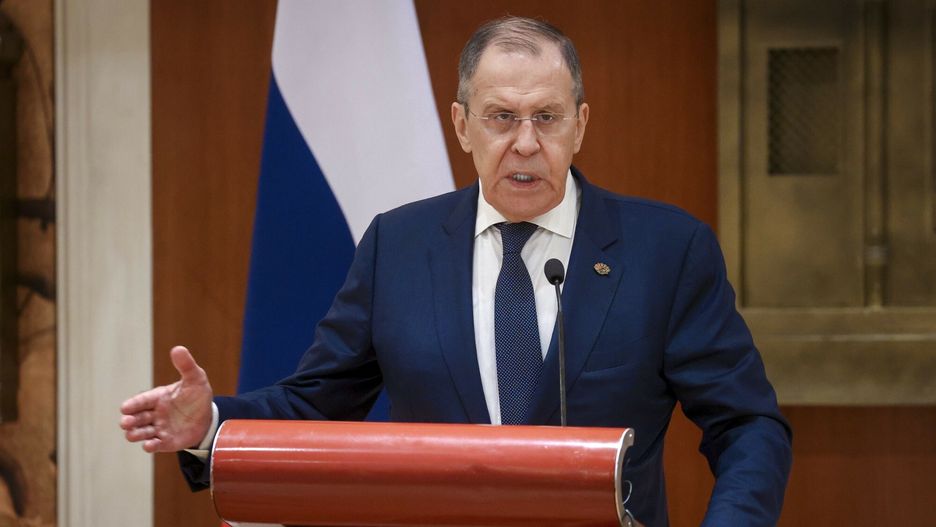 Siergiej ?awrow na spotkaniu ministr�w G20
In this handout photo released by Russian Foreign Ministry Press Service, Russian Foreign Minister Sergey Lavrov gestures while speaking to the media after the G20 foreign minister's meeting in New Delhi, India, Thursday, March 2, 2023. (Russian Foreign Ministry Press Service via AP)