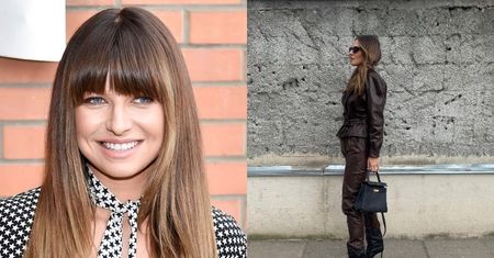 Anna Lewandowska paraduje po Warszawie w czekoladowym kostiumie, wymachując torebką za 35 TYSIĘCY (FOTO)