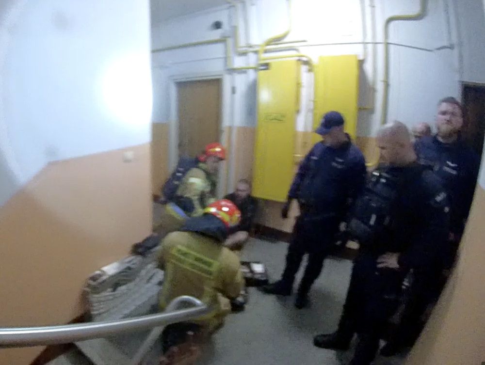 Skuteczna akcja policji i straży pożarnej.