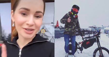 Ewelina Lisowska zabawia się w śnieżnym puchu z Andim Mancinem! Miłość przetrwała interwencję POLICJI?