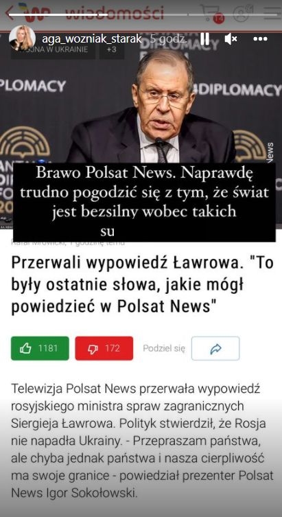 Agnieszka Woźniak-Starak podpadnie tym gestem Edwardowi Miszczakowi?