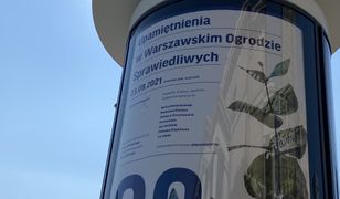 Warszawa. Drzewa Sprawiedliwych posadzone. Za walkę o prawa człowieka