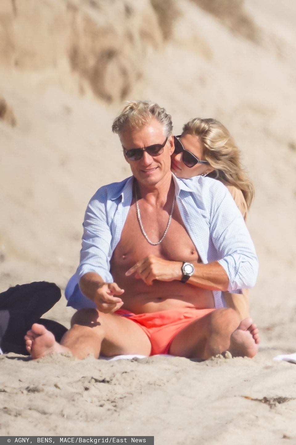 Dolph Lundgren z narzeczoną 