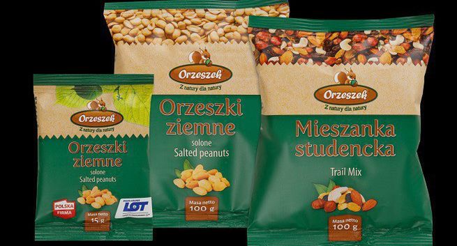 Przekąski firmy Orzeszek na pokładach samolotów PLL LOT