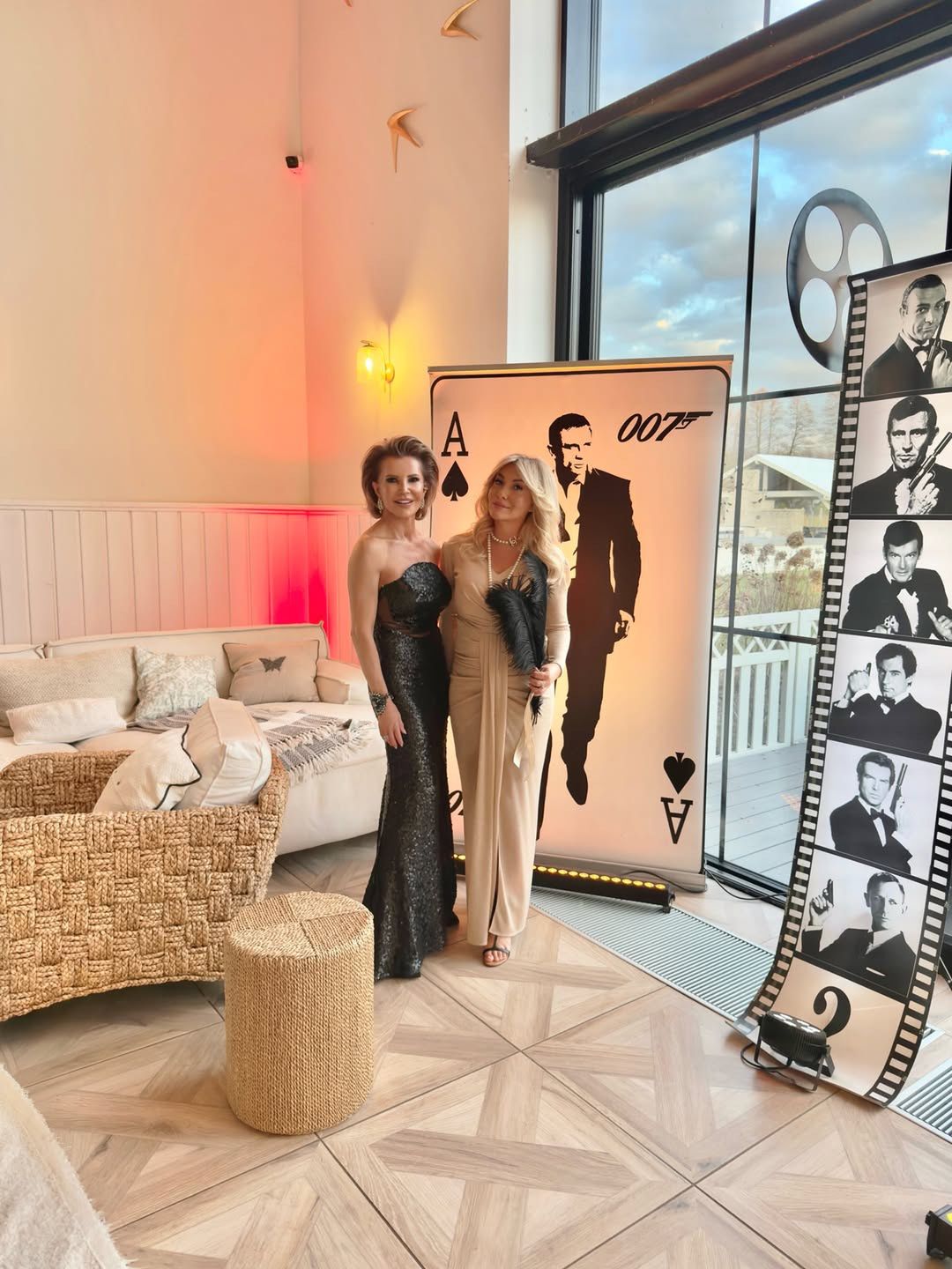 Joanna Racewicz na urodzinach Agnieszki Amaro