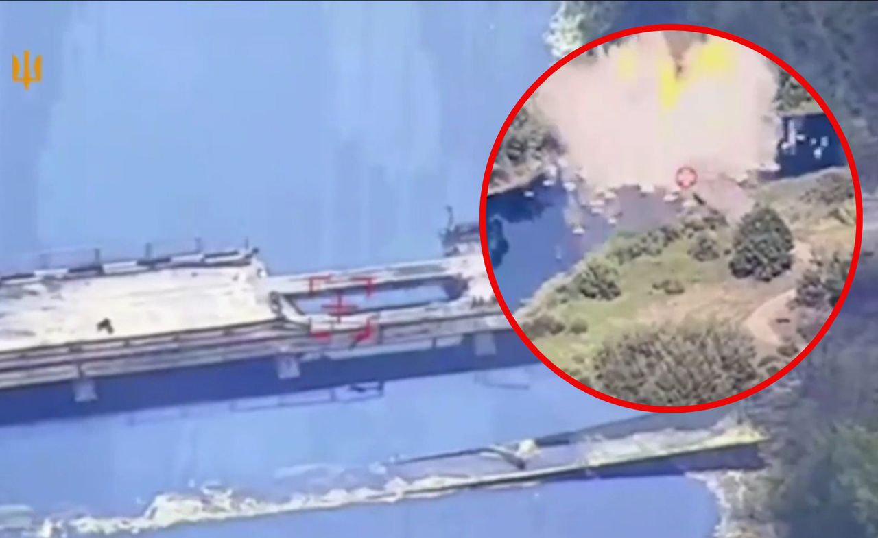 Third destruction of Russian pontoon bridge highlights strategic failures