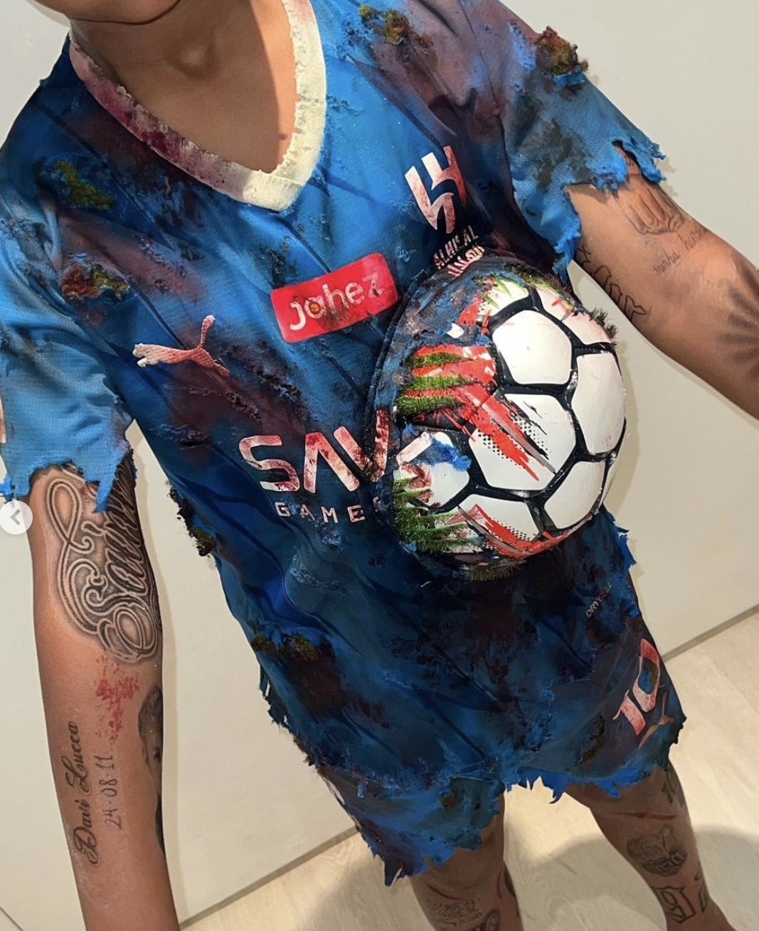 Neymar docenił halloweenowe przebranie siedmioletniego syna Kim Kardashian