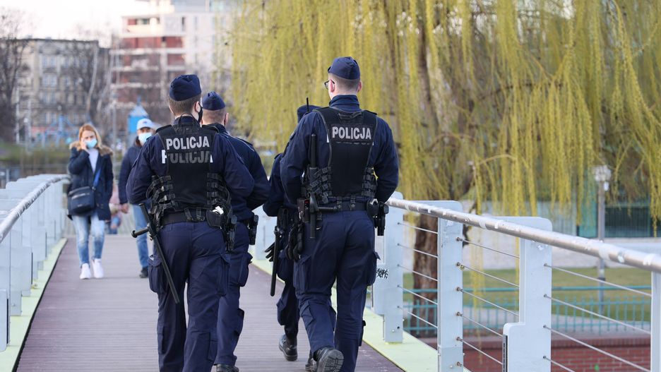 Policja patrol policjanci