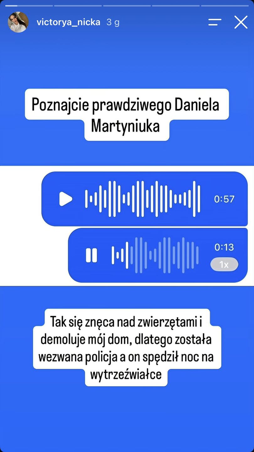 Relacja Wiktorii o Danielu Martyniuku
