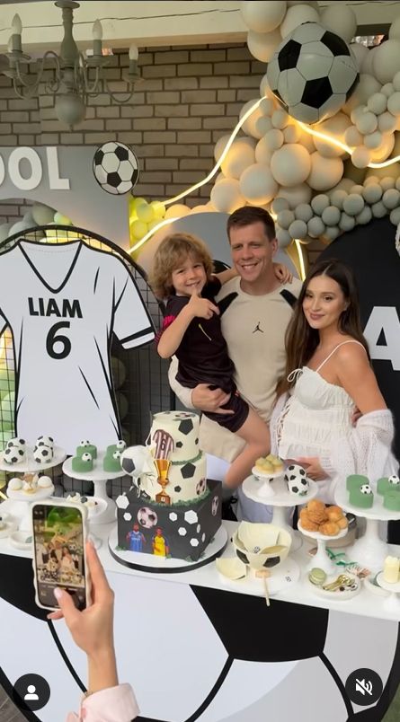 Marina i Wojtek Szczęśni świętują szóste urodziny Liama