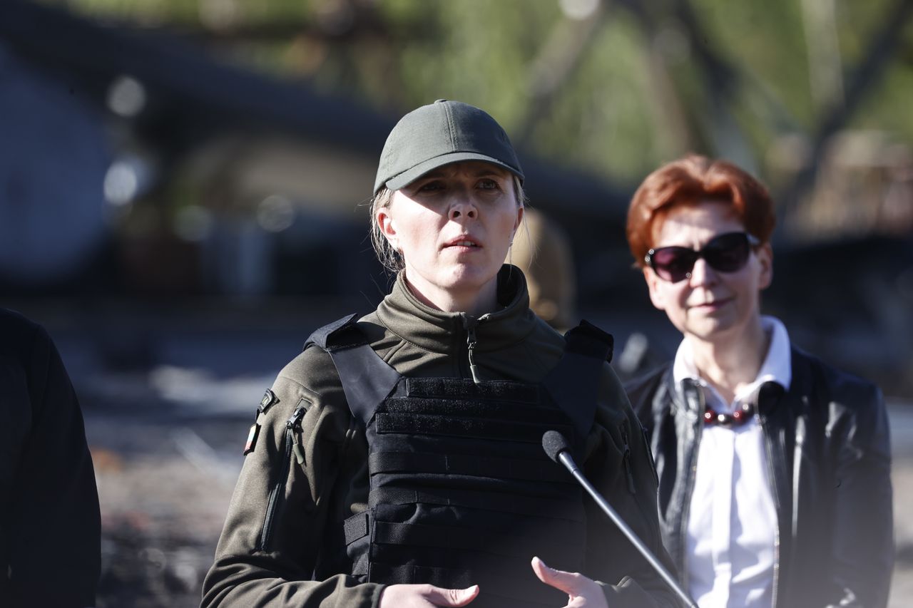 Lithuanian Minister of the Interior, Agne Bilotaite, on plans for mass evacuation