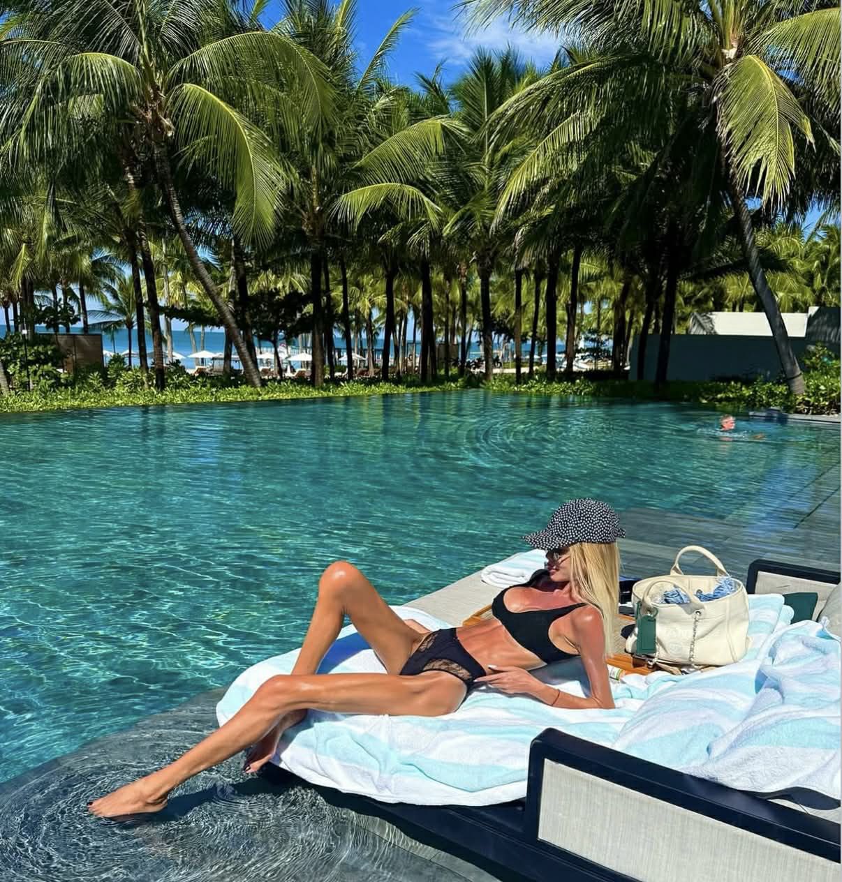 Julia Dybowska na wakacjach