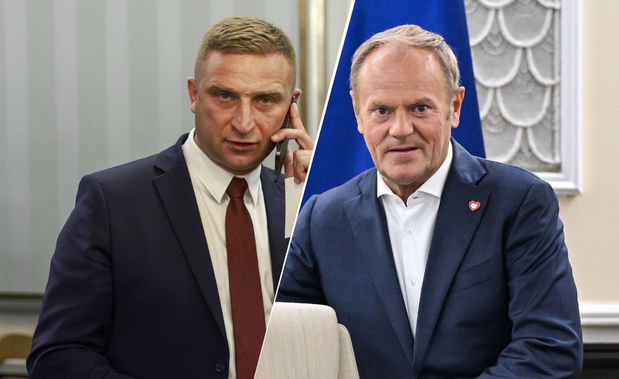 Bąkiewicz odpowiada Tuskowi