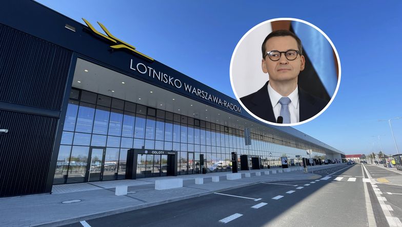 Lotnisko Warszawa-Radom oficjalnie otwarte. Premier: zdejmujemy klątwę rzuconą przez komunistów