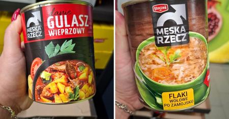 Te puszki znalazłam na palecie w Aldi. Dwa składniki na etykiecie niepokoją