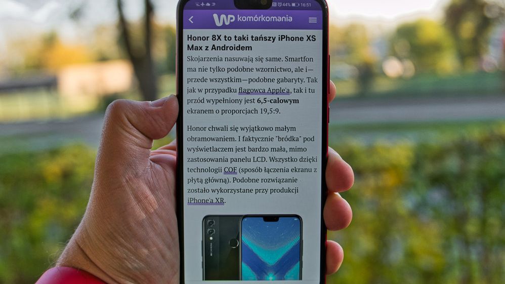 Honor 8X: nasza opinia i zdjęcia z aparatu 1