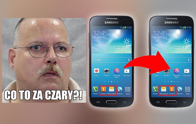 Użytkownicy smartfonów Samsunga z Australii aż do dziś nie mogli... zmieniać kolejności ikon w docku