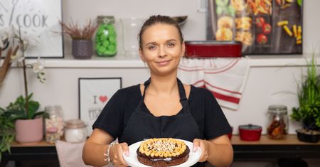 Ekspresowe ciasto czekoladowe w wydaniu fit robię kilka razy w tygodniu. Takie jest dobre!