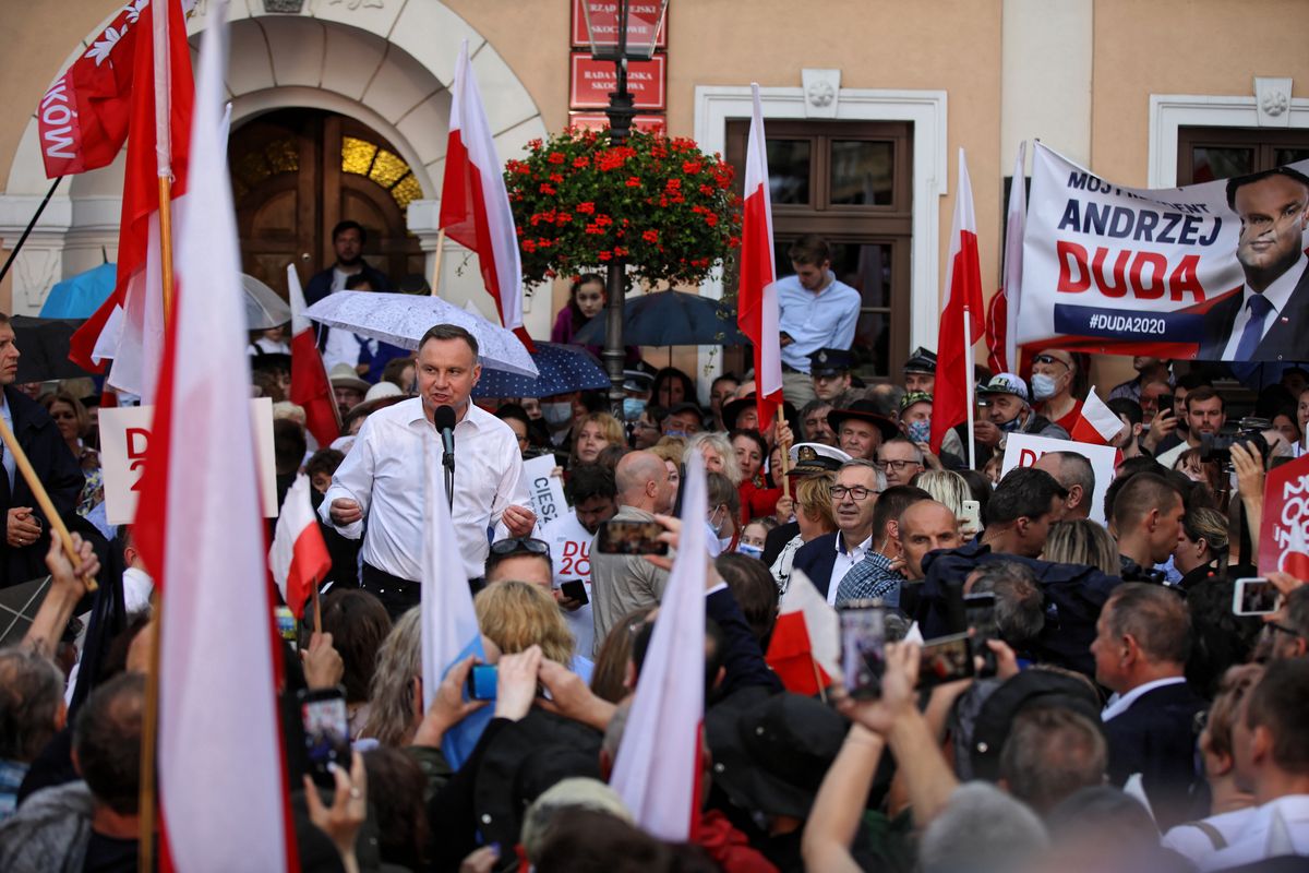 Wybory 2020. Wiec poparcia Andrzeja Dudy w Warszawie (na żywo)