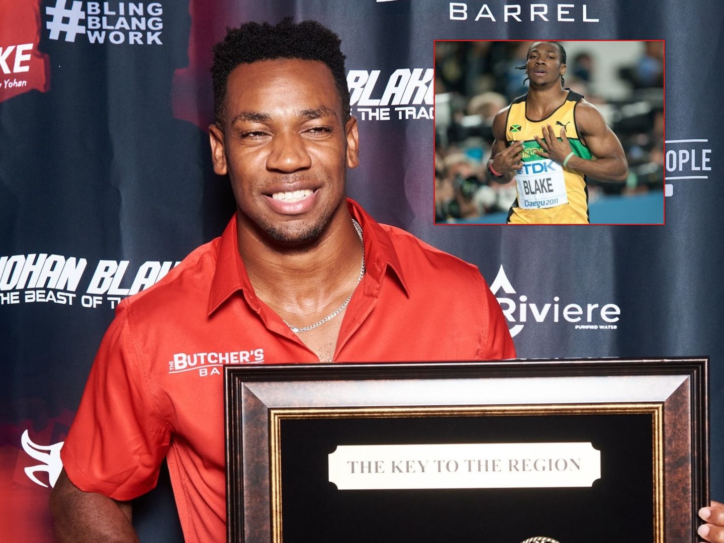 Sportowiec Yohan Blake otworzył restaurację.