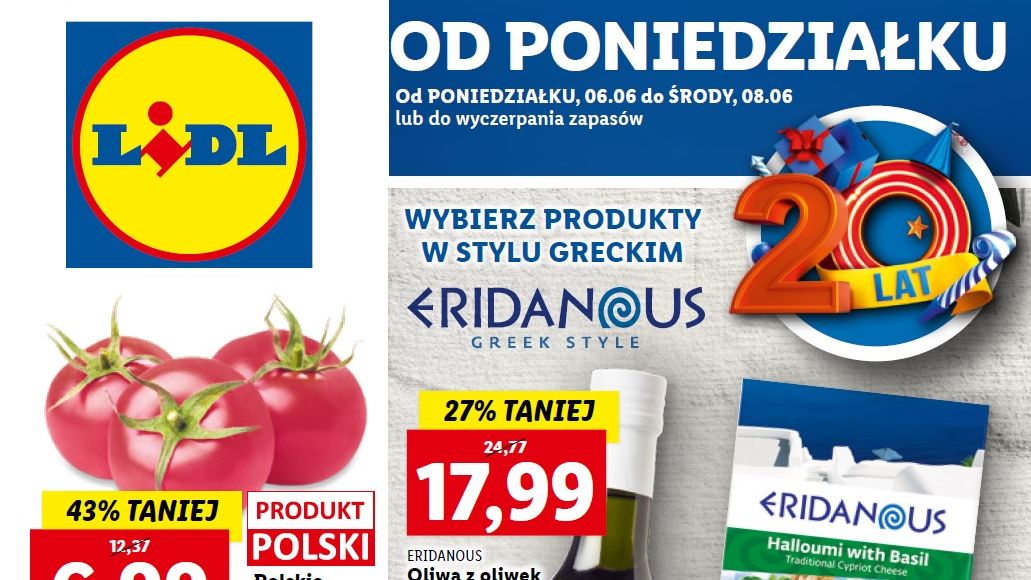 Lidl gazetka od poniedziałku 6 czerwca [6.06]