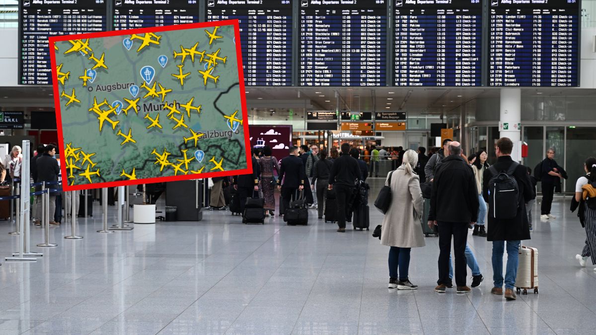 Drony nad lotniskiem w Monachium