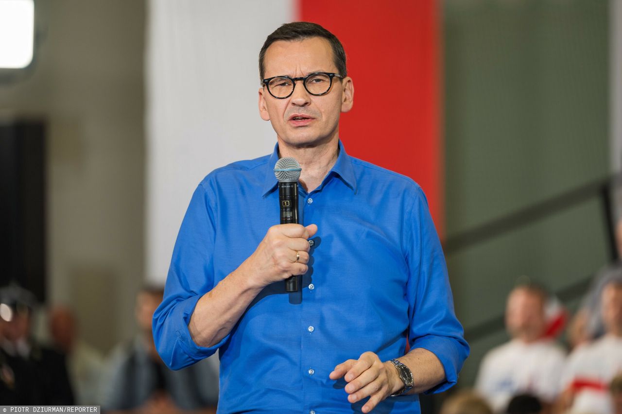 Morawiecki atakuje PO. Mówi o "zamachu na Jana Pawła II"