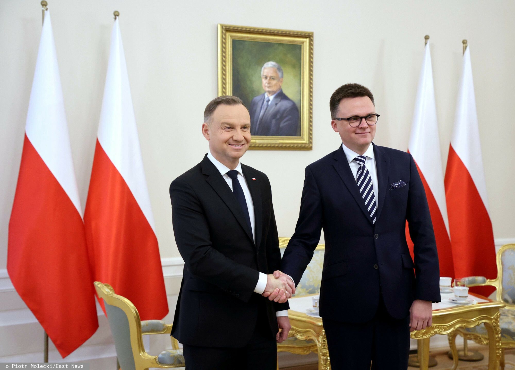 Andrzej Duda i Szymon Hołownia