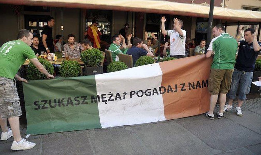 Warszawski humor: Irlandczycy...