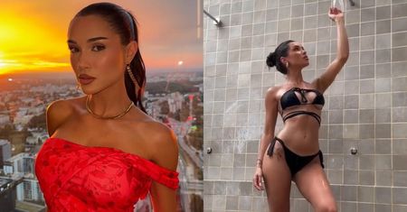 Odziana w skąpe bikini Natsu bierze prysznic pod gołym niebem. Fani: "Twoi byli nie wiedzą, co stracili"