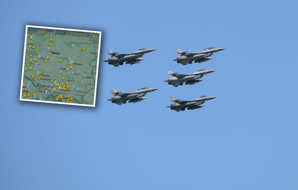 Polska zestrzeliła rosyjskie drony. Tak wygląda ruch lotniczy