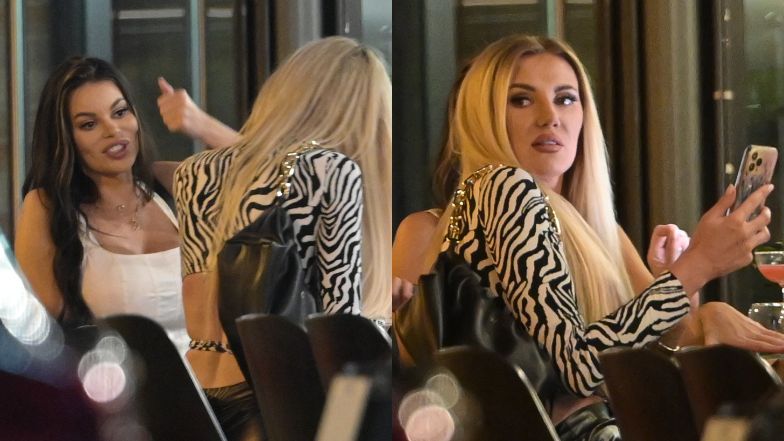 Justyna Gradek i Magdalena Lubacz imprezują nocą